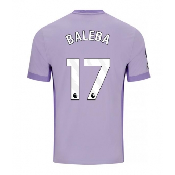 Billige Fotballdrakt Brighton Carlos Baleba #17 Replika Bortedrakt 2025-26 Kortermet